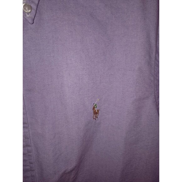 Polo Ralph Lauren Mens Classic Fit Blue Oxford Button-Down Shirt M - Picture 3 of 6